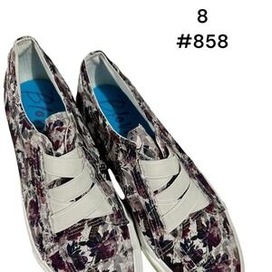 New Blowfish Size 8 Tennis Shoes Purple Floral